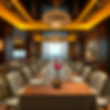 Exquisite Dining Experience at Address Sky View Elegant dining experience within the hotel