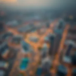 Aerial view showcasing the vibrant landscape of Al Barsha Business Point