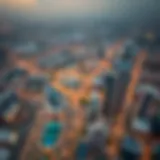 Aerial View of Al Barsha Business Point Aerial view showcasing the vibrant landscape of Al Barsha Business Point