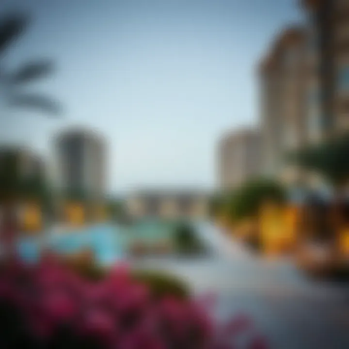 Scenic view of Al Rahba community amenities
