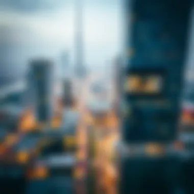 Aerial view of Al Saaha Offices location within Dubai