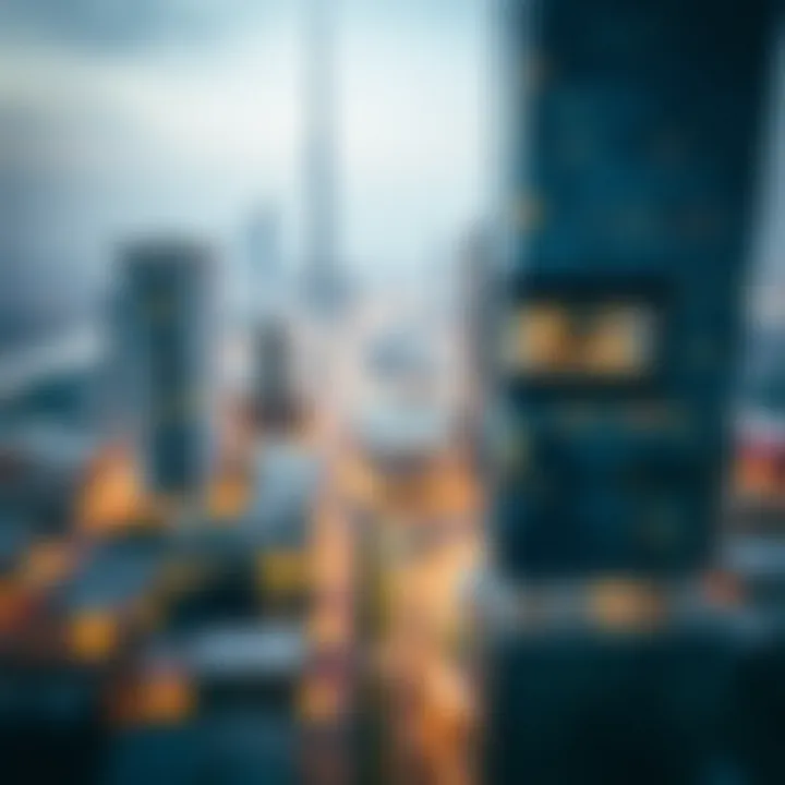 Aerial view of Al Saaha Offices location within Dubai