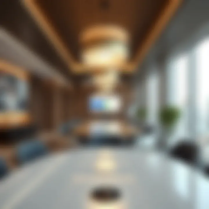 Amenities available at Al Saaha Offices including conference rooms