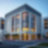 Exterior view of Al Saaha Offices showcasing modern architecture