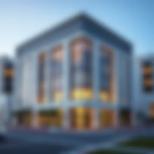 Exterior view of Al Saaha Offices showcasing modern architecture