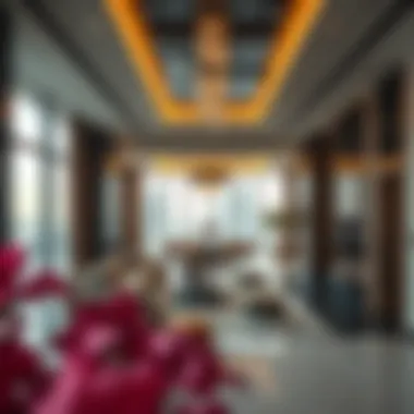 Luxurious Interior of Apricot Tower Interior design elements of Apricot Tower highlighting luxury features