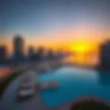 A breathtaking sunset view over the Bayview Emaar Beachfront
