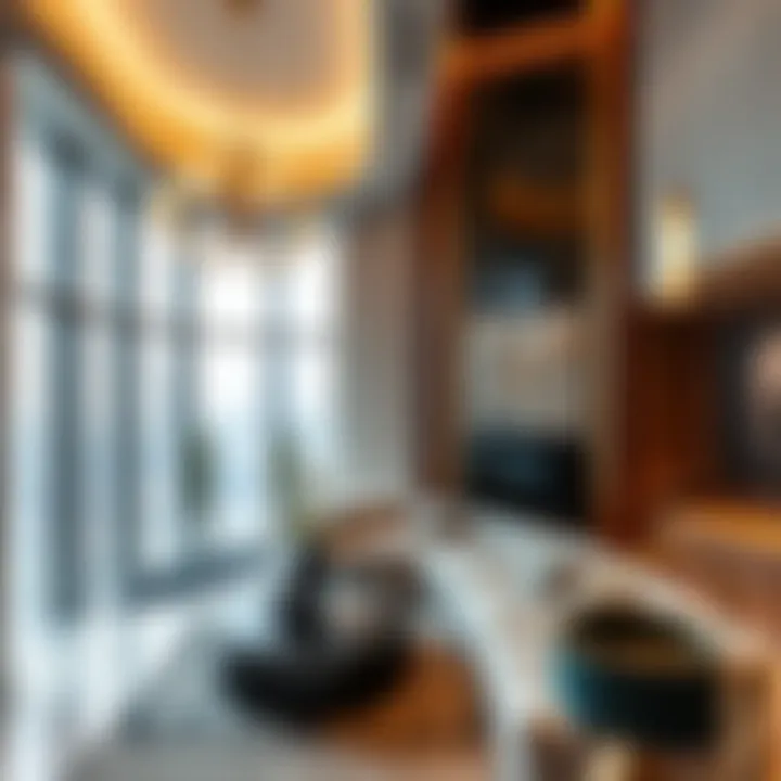 Interior of a residential apartment in Burj Khalifa