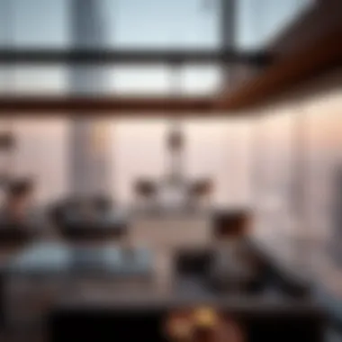 Panoramic view from Burj Khalifa