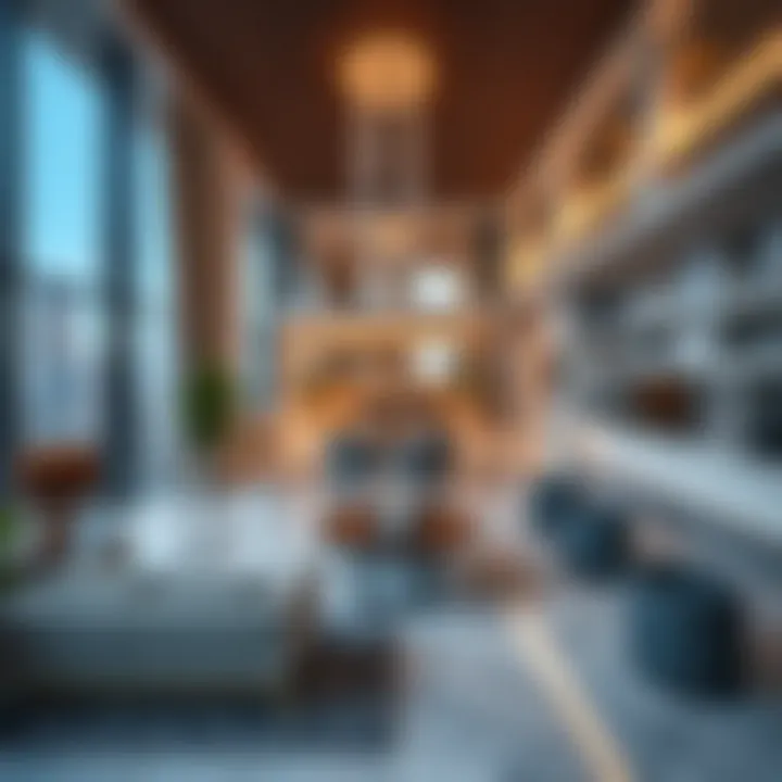 Architectural Layout of Burj Vista Tower 1 Architectural layout of Burj Vista Tower 1 showcasing modern design elements