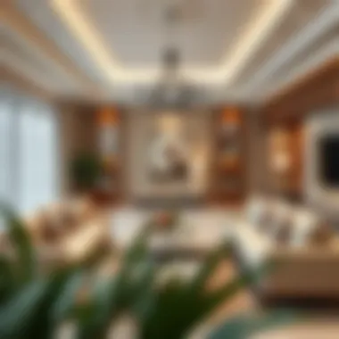 Elegant Living Room in Camelia Elegant living room of Camelia floor plan