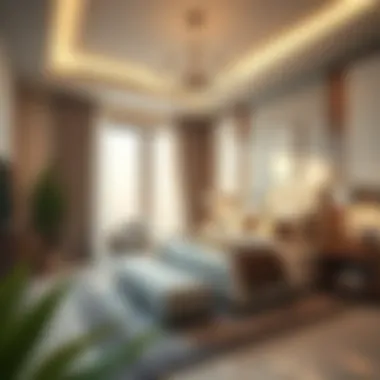 Luxurious Master Bedroom in Camelia Luxurious master bedroom of Camelia floor plan