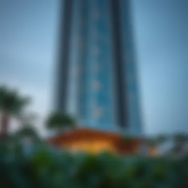 Stunning exterior view of Carson Tower showcasing modern architecture