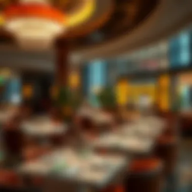 Dining amenities and food options available at Centrepoint Al Zahia