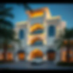 Exterior view showcasing the architectural design of Centrepoint Al Zahia