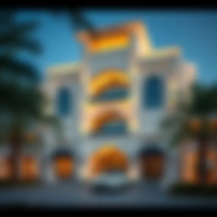 Exterior view showcasing the architectural design of Centrepoint Al Zahia