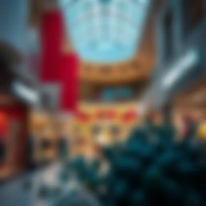 Vibrant retail spaces inside Centrepoint Al Zahia