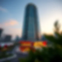 Stunning exterior view of Centurion Star Tower showcasing modern architecture