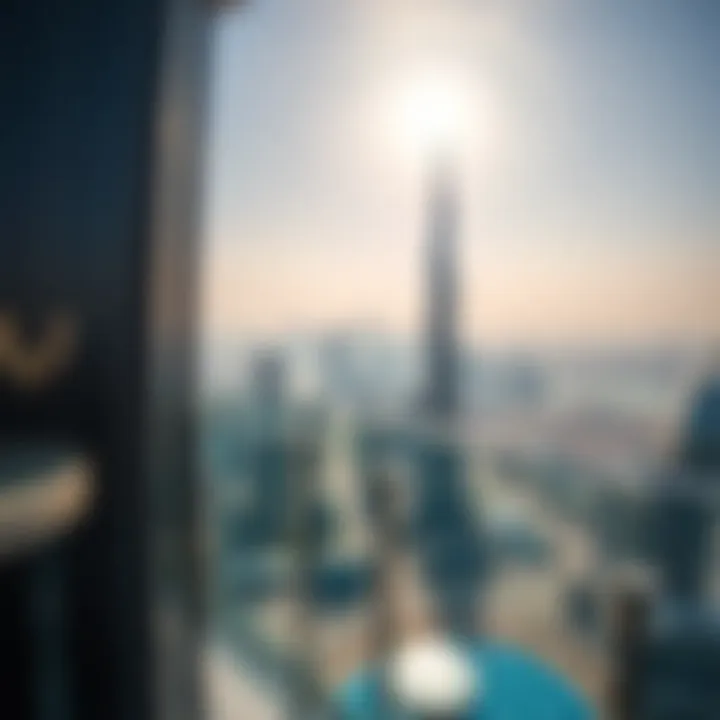 Breathtaking View from Centurion Star Tower Panoramic view from Centurion Star Tower highlighting Dubai skyline