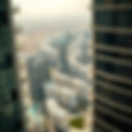 Aerial view of Dubai's real estate landscape