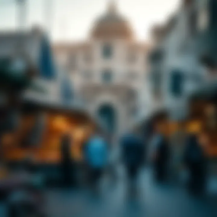 Vibrant market scene in the historical Al Fahidi district