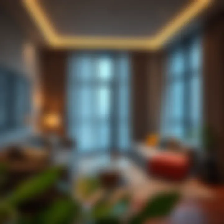 Cozy Living Area in a Serviced Apartment Cozy living area in a serviced hotel apartment