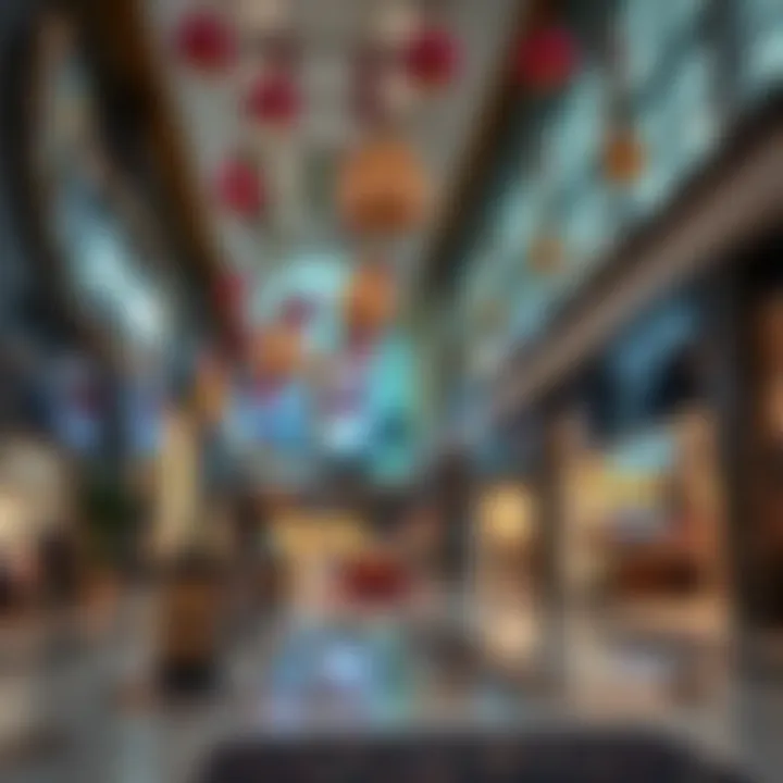 Vibrant retail offerings inside Deira Shopping Center