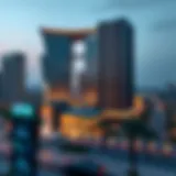 Panoramic view of Dera City Center showcasing its architectural beauty