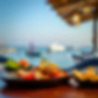 Culinary Delights of Bluewaters Island A vibrant culinary dish showcasing local flavors