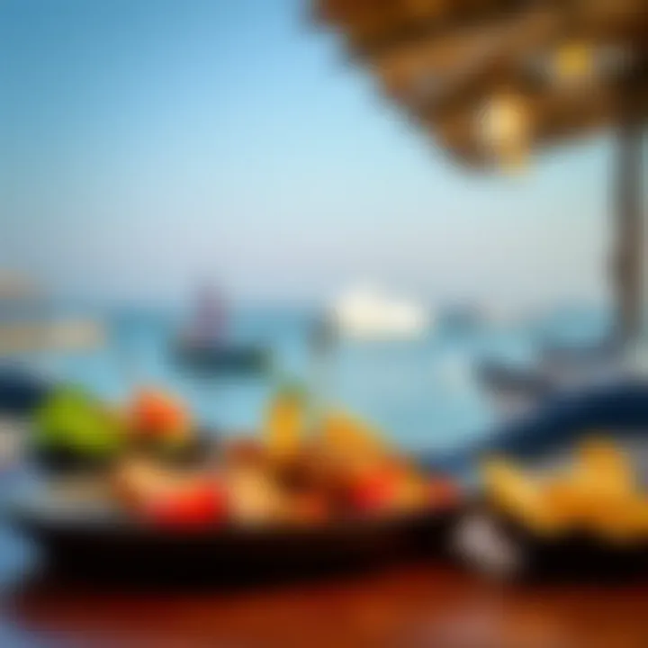 Culinary Delights of Bluewaters Island A vibrant culinary dish showcasing local flavors