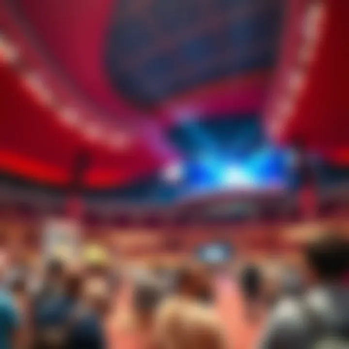 Dubai Arena hosting a large-scale cultural event