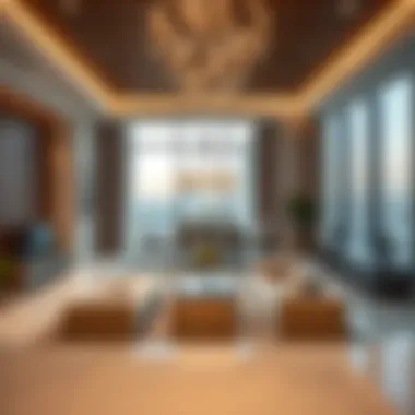 Luxury Living at Dubai Gate 1 Luxurious apartment interior design in Dubai Gate 1