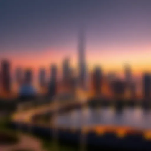 Dubai Gate 1 - A Skyline Marvel Stunning skyline view of Dubai Gate 1