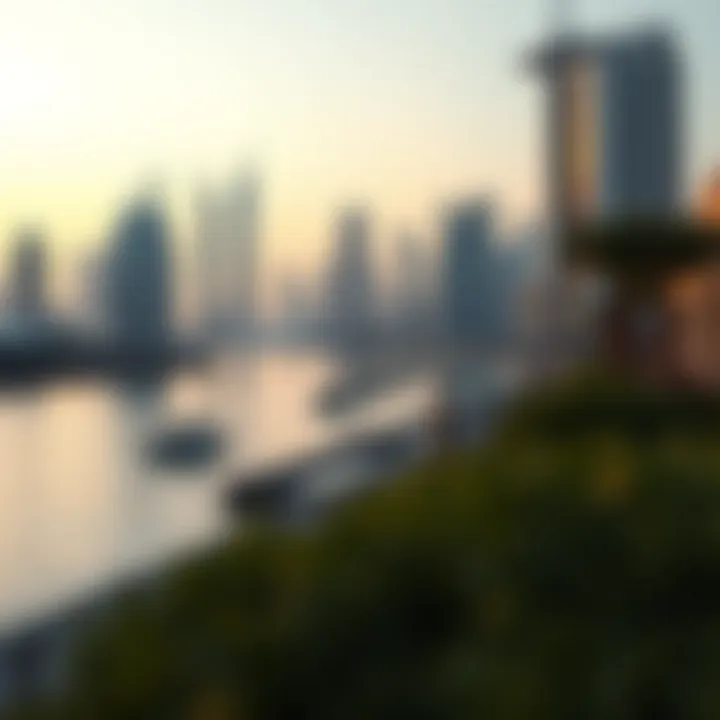 A serene view of Dubai's waterfront as a lifestyle attraction