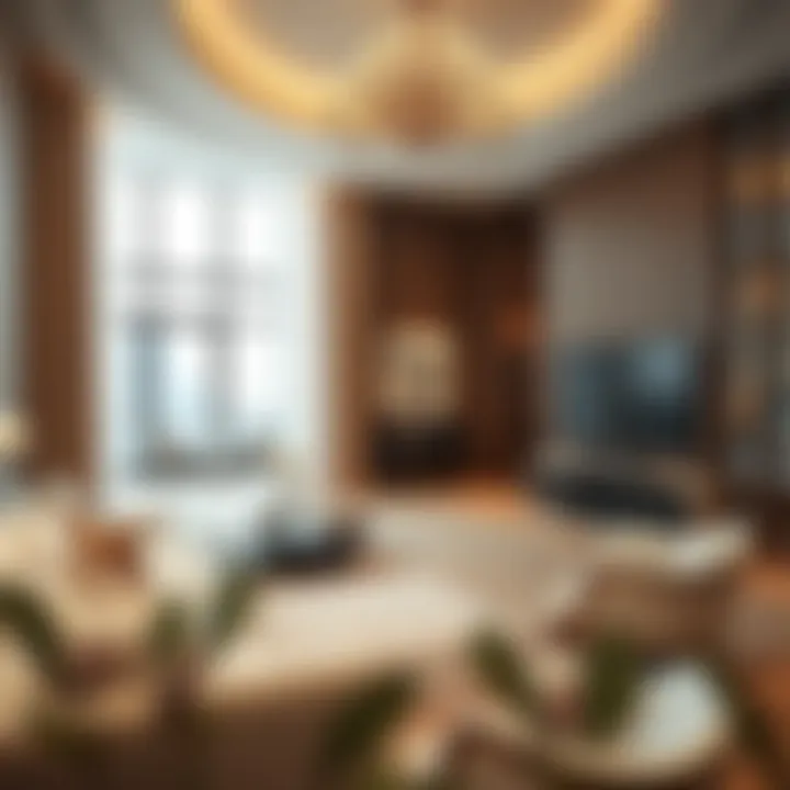 Interior Elegance at Eden House Luxurious interior design of a residence in Eden House