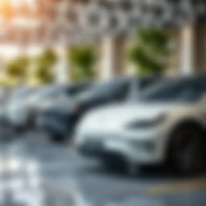 Diverse Range of Electric Car Models Available Various electric car models on display