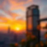 Elegance Tower at Sunset Stunning view of the Elegance Tower at sunset