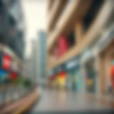 Accessing shopping areas in Dubai