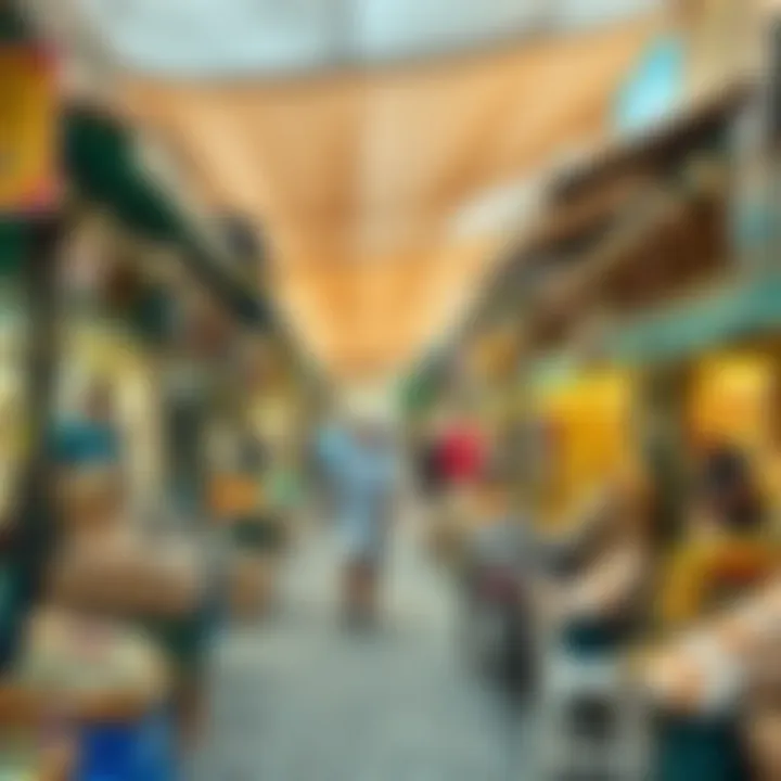 Local Market in Al Furjan Vibrant local market in Al Furjan featuring diverse shops