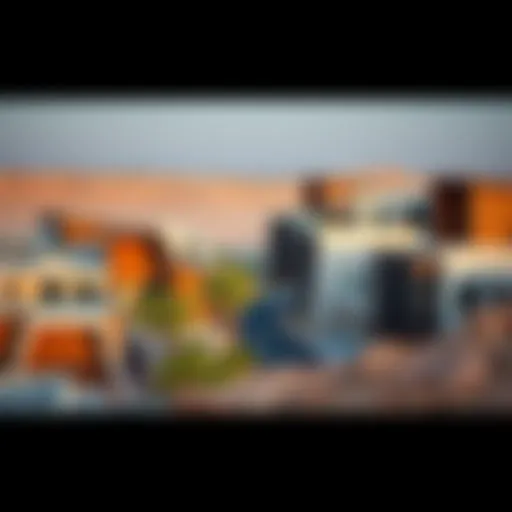 Modern Architecture of Al Furjan Scenic view of Al Furjan community showcasing modern architecture