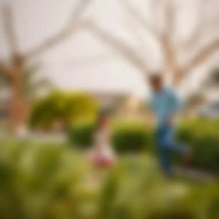 Family-Friendly Outdoor Activities in المرابع العربية Family enjoying outdoor activities in a park within المرابع العربية