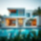 Luxurious villa in المرابع العربية showcasing modern architecture