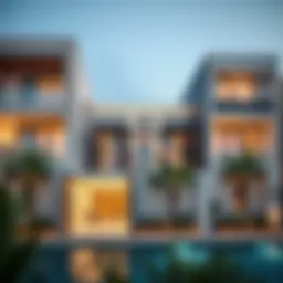 Stunning architectural design of Al Nahda homes showcasing modern elegance