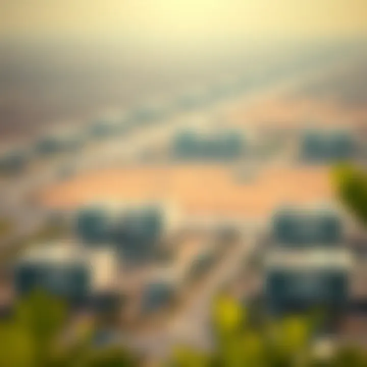 Investment Opportunities in Al Nahda Aerial view of Al Nahda highlighting investment opportunities and vibrant community