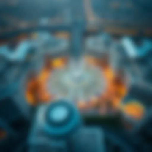 Aerial view of Al Nasser Square highlighting the urban landscape