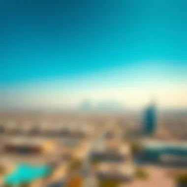 Panoramic View of Al Shamka A panoramic view of Al Shamka showcasing its stunning skyline and modern architecture