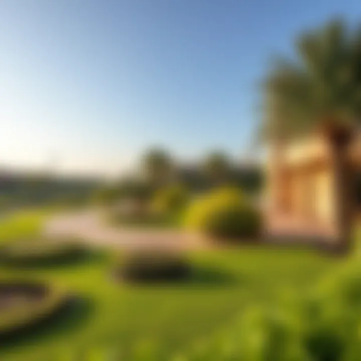 Green spaces and parks within Al Zorah City