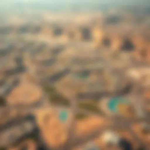 Aerial Overview of Arabian Ranches Aerial view of Arabian Ranches showcasing community layout