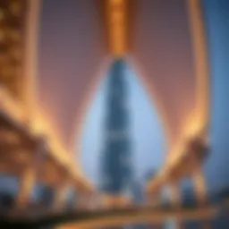 Stunning view of Bay Gate Tower's unique architectural design