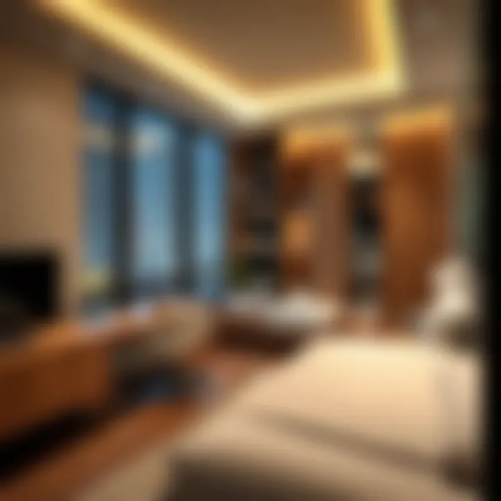 Modern amenities in bed spaces